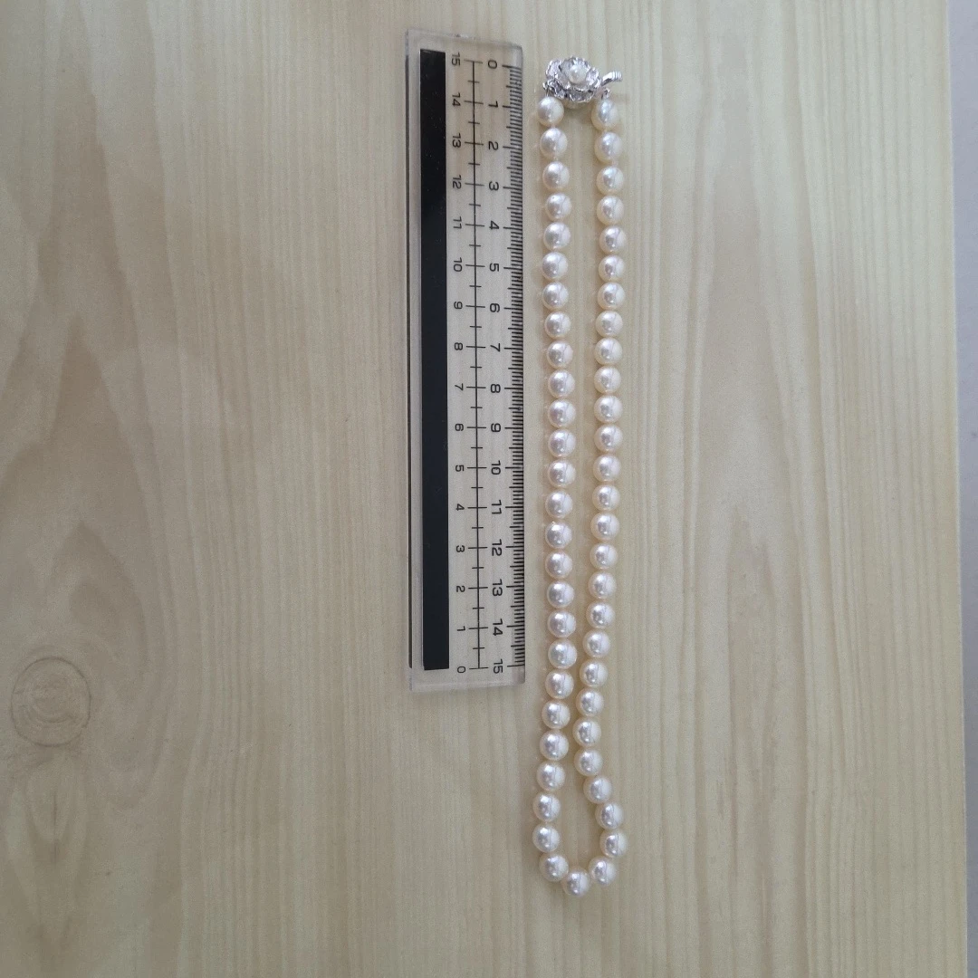 【美品・良品】パールネックレス イヤリング セット シルバーの写真7枚目