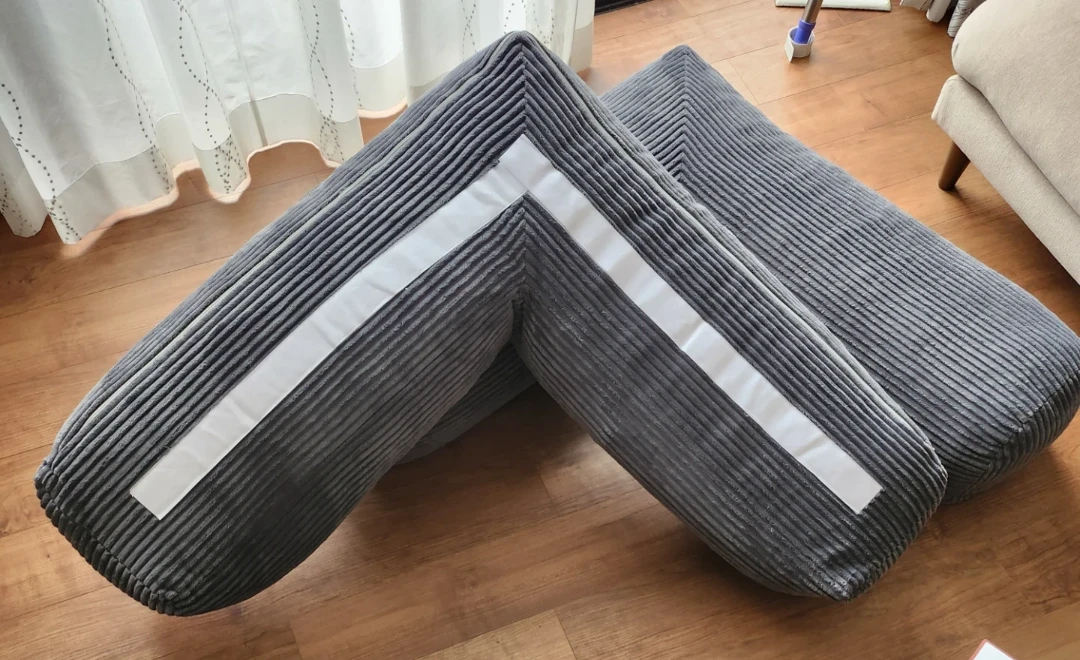 ソファベッド　ダークグレーの写真4枚目