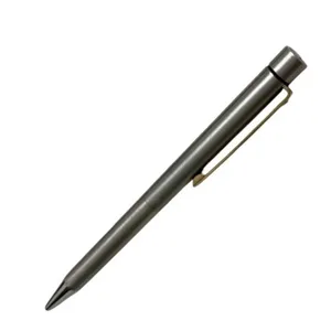 シェーファーボールペン メタリックグレー ゴールドクリップ