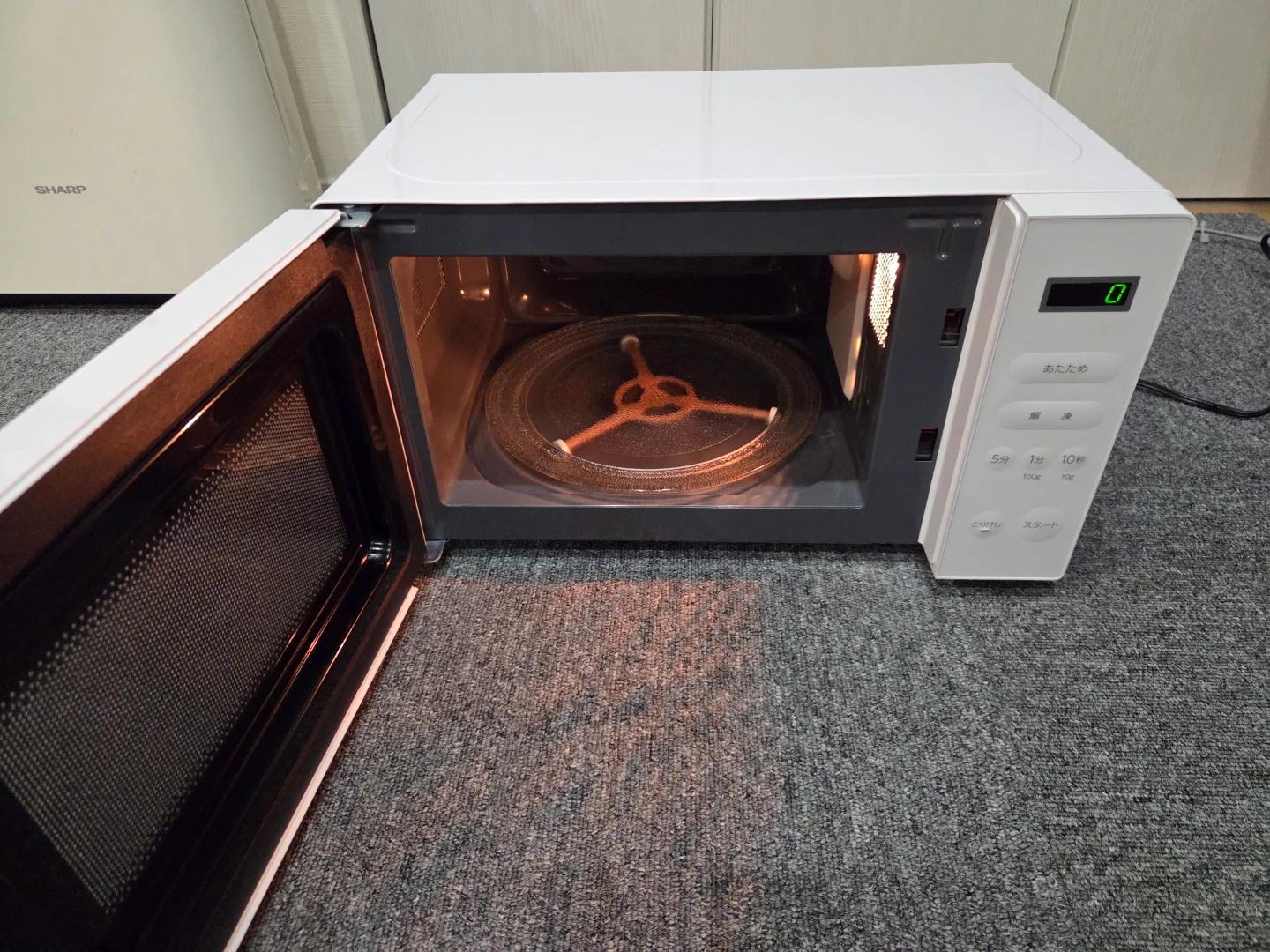 アビテラックス 電子レンジ ARE-1701 2024年製の写真2枚目
