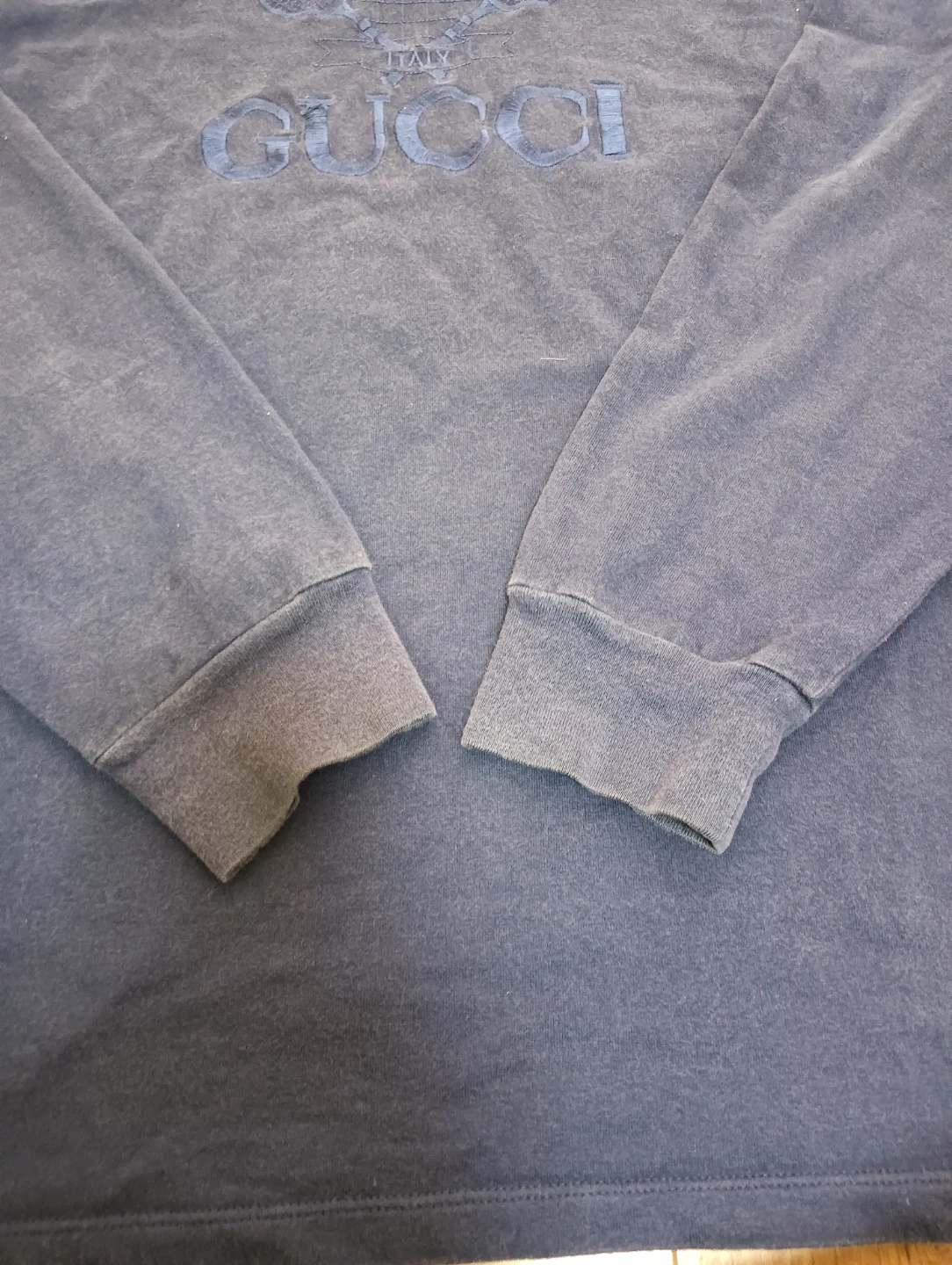GUCCI グッチ GUCCI TENNIS 刺繍 長袖 ロング Tシャツの写真8枚目