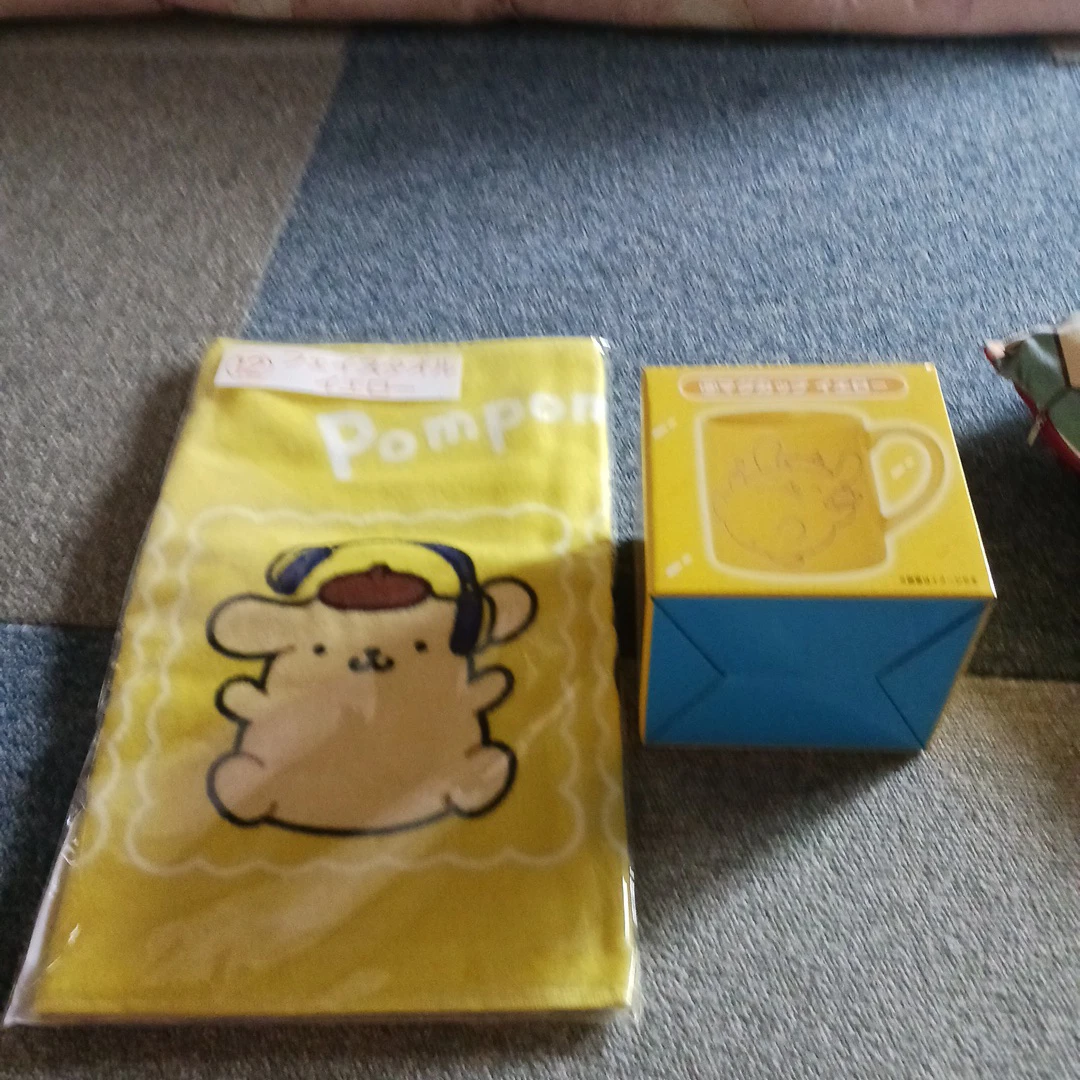 ポムポムプリン タオル＆マグカップセット