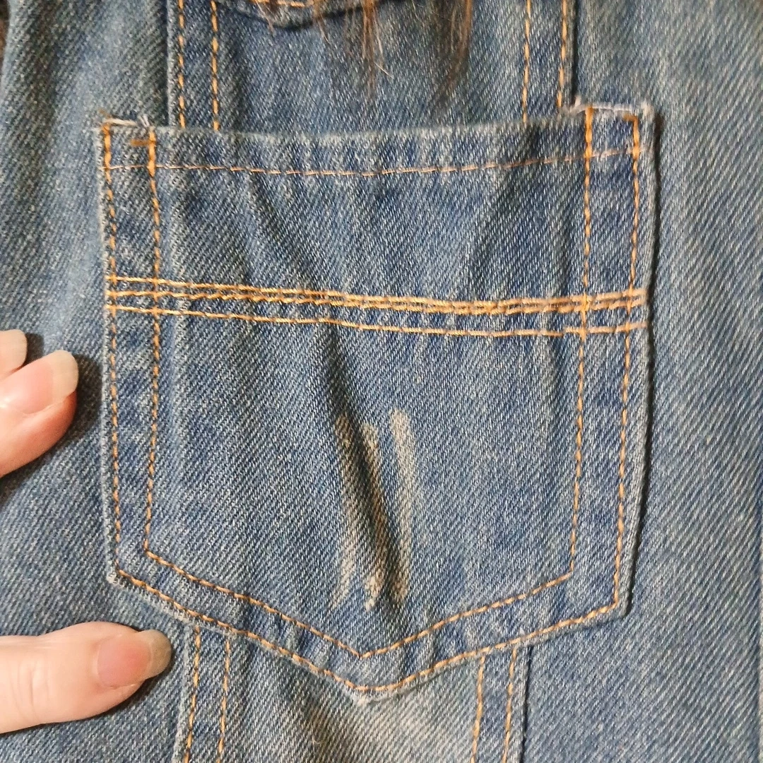 新品デニムジャケット ボア ファー グレーの写真7枚目