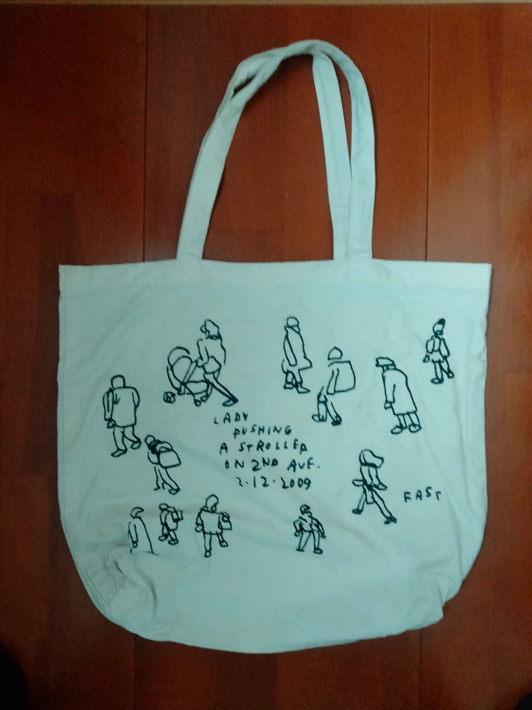 ユニクロ エコバッグ ジェイソンポラン コラボ商品 Мの写真3枚目