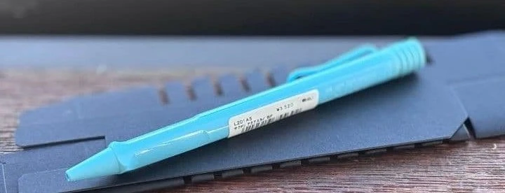 ラミー サファリ ボールペン2023げんて アクアスカイ2023限定色の写真2枚目