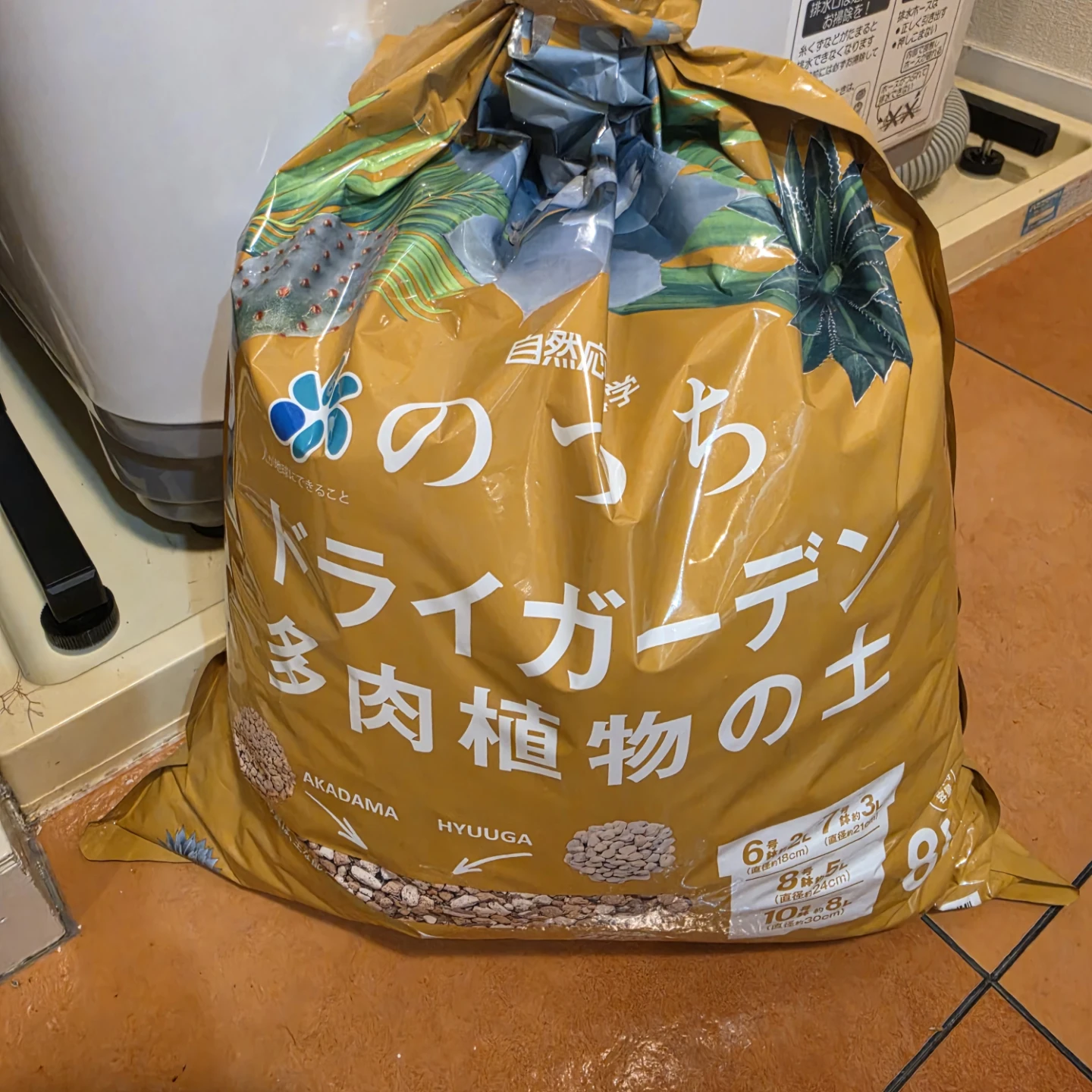 のっち ドライガーデン多肉植物の土 8L