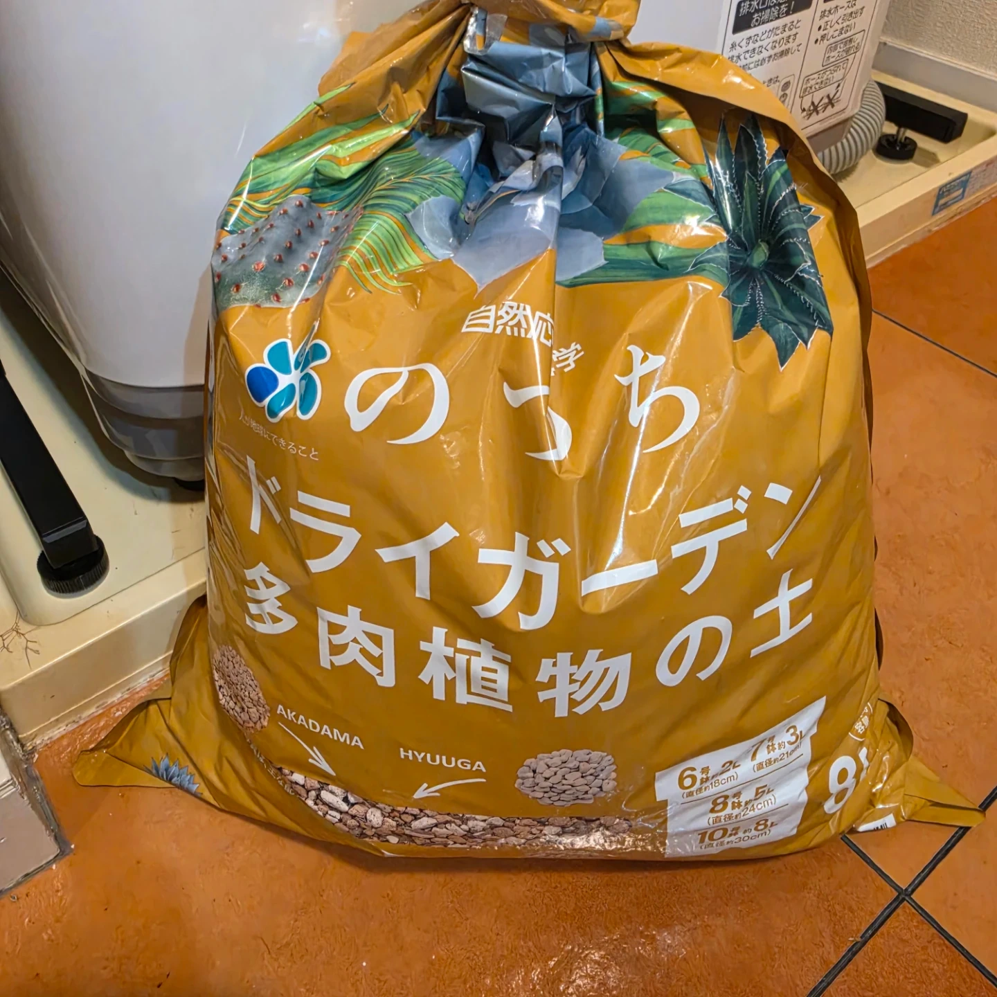 のっち ドライガーデン多肉植物の土 8L