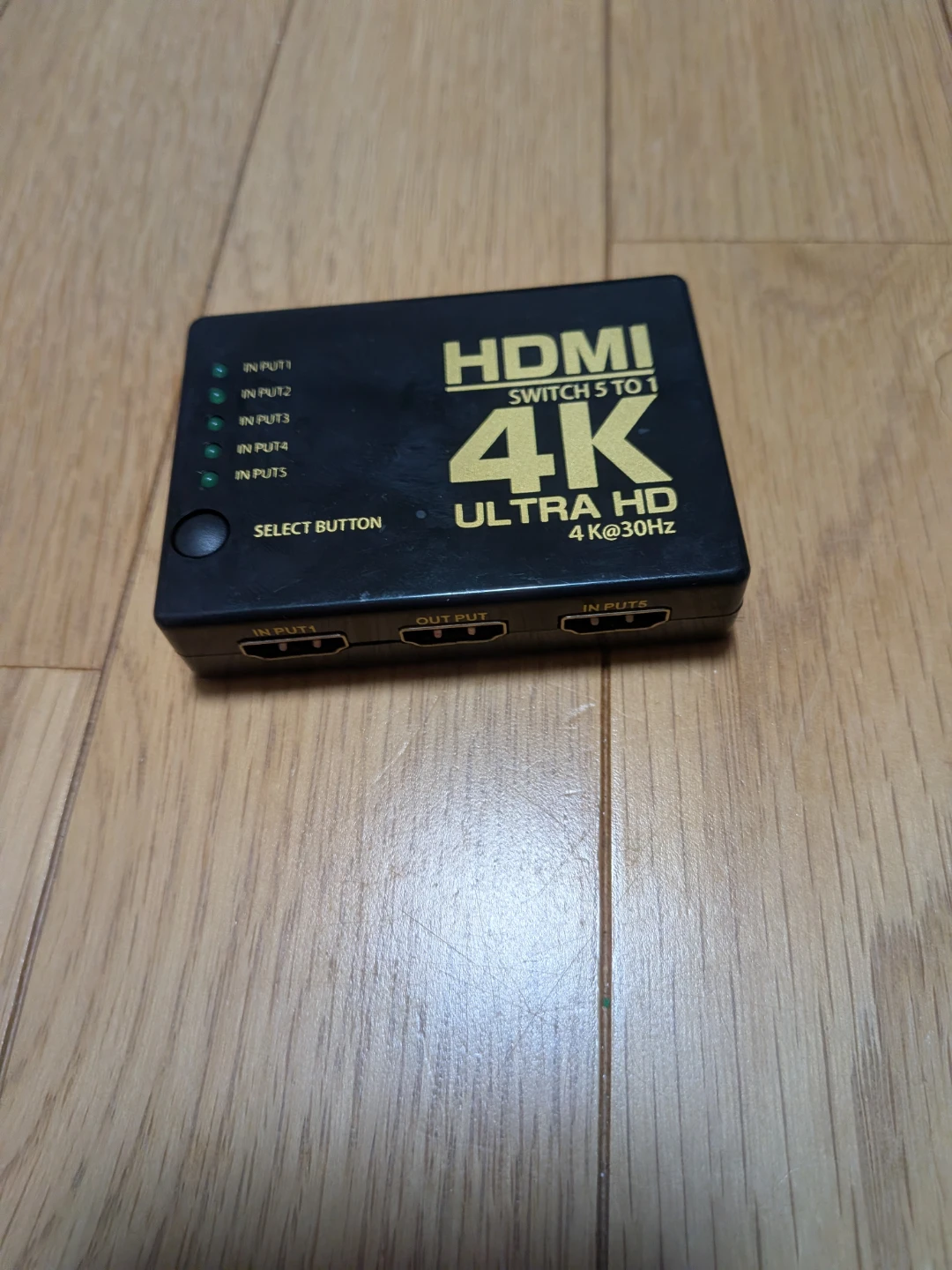 HIDISC HDMI切替器 5入力1出力 4K対応 リモコン付の写真4枚目