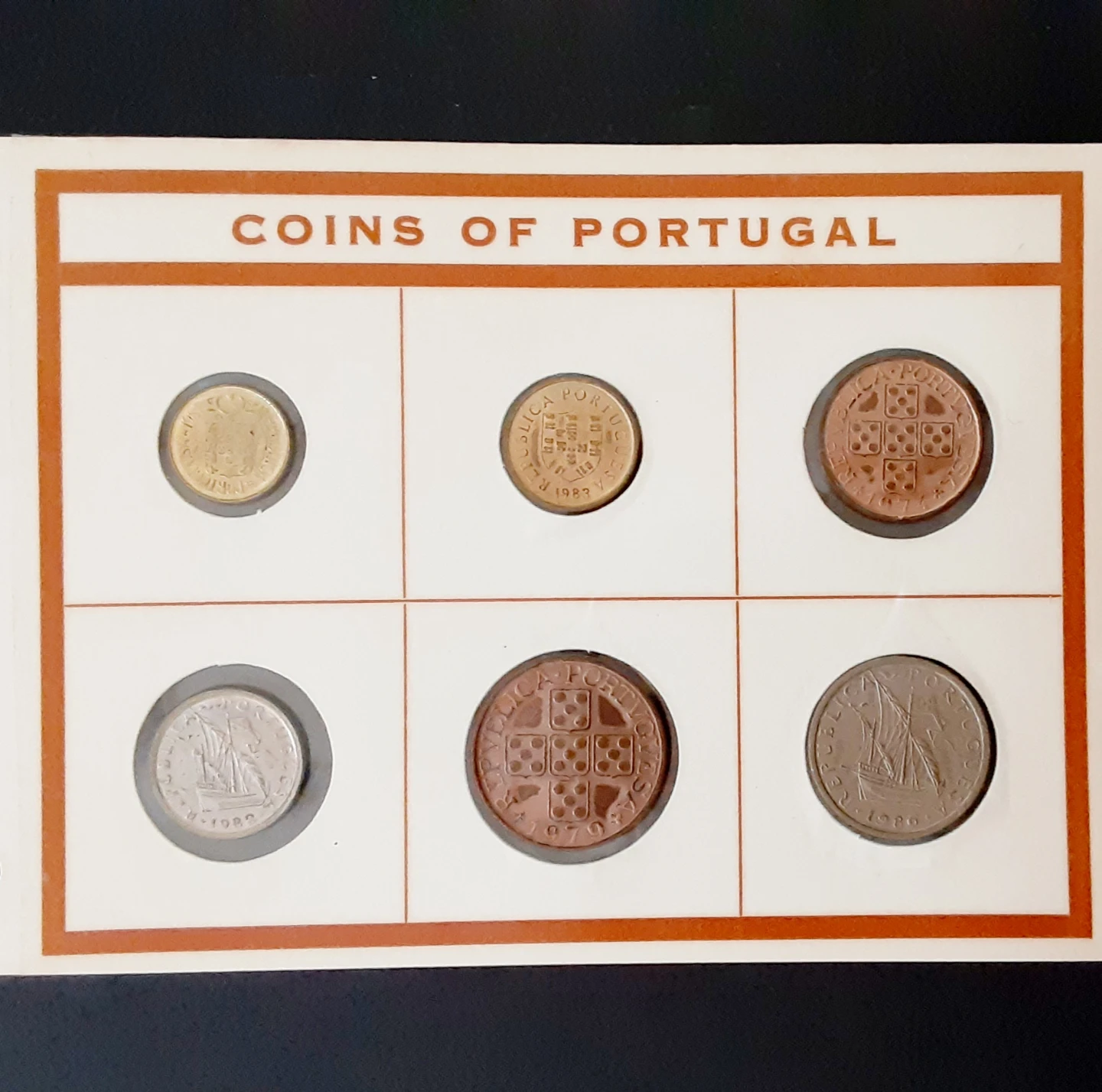 ボルトガル旧硬貨エクスクード ﾊﾞｯｹｰｼﾞ入りｾｯﾄ
