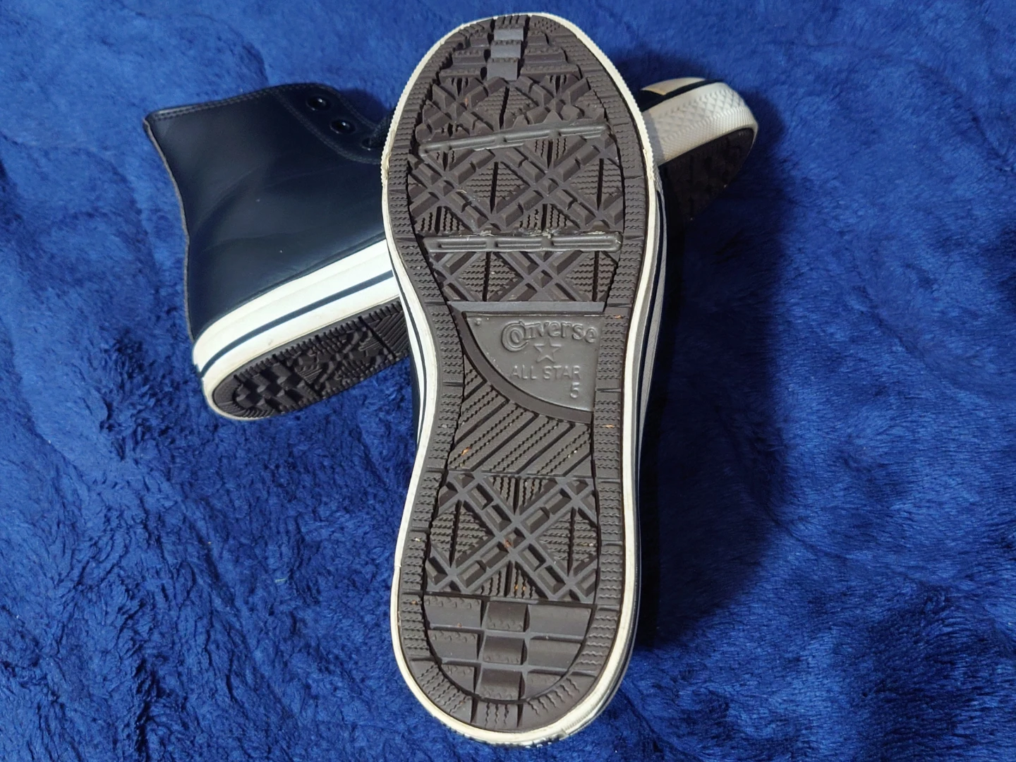 CONVERSE コンバース オールスター ハイカット 黒 24cm USED品の写真4枚目