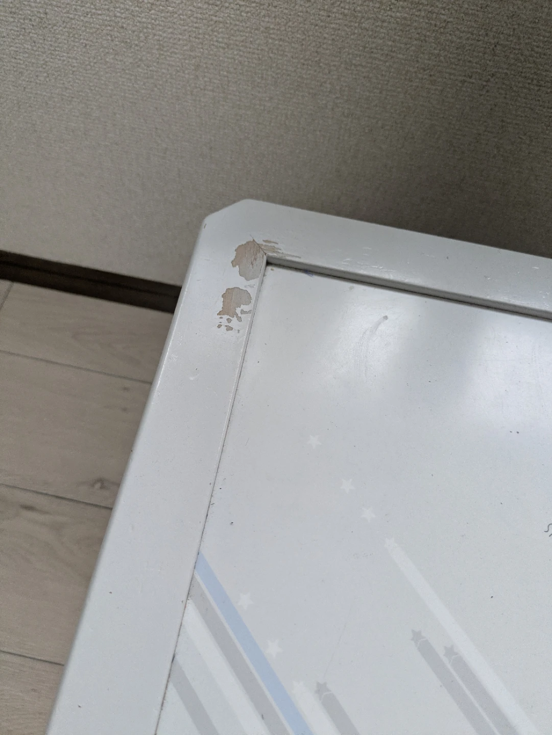 《本日お渡し可能‼️》こたつ 引き出し付き ホワイト×ブラウンの写真4枚目