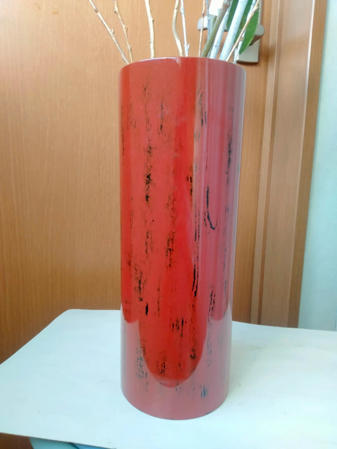 花瓶 フラワーベース 一輪挿し 使用済み 漆器 島安汎工芸製作所 創業大正5年の写真6枚目