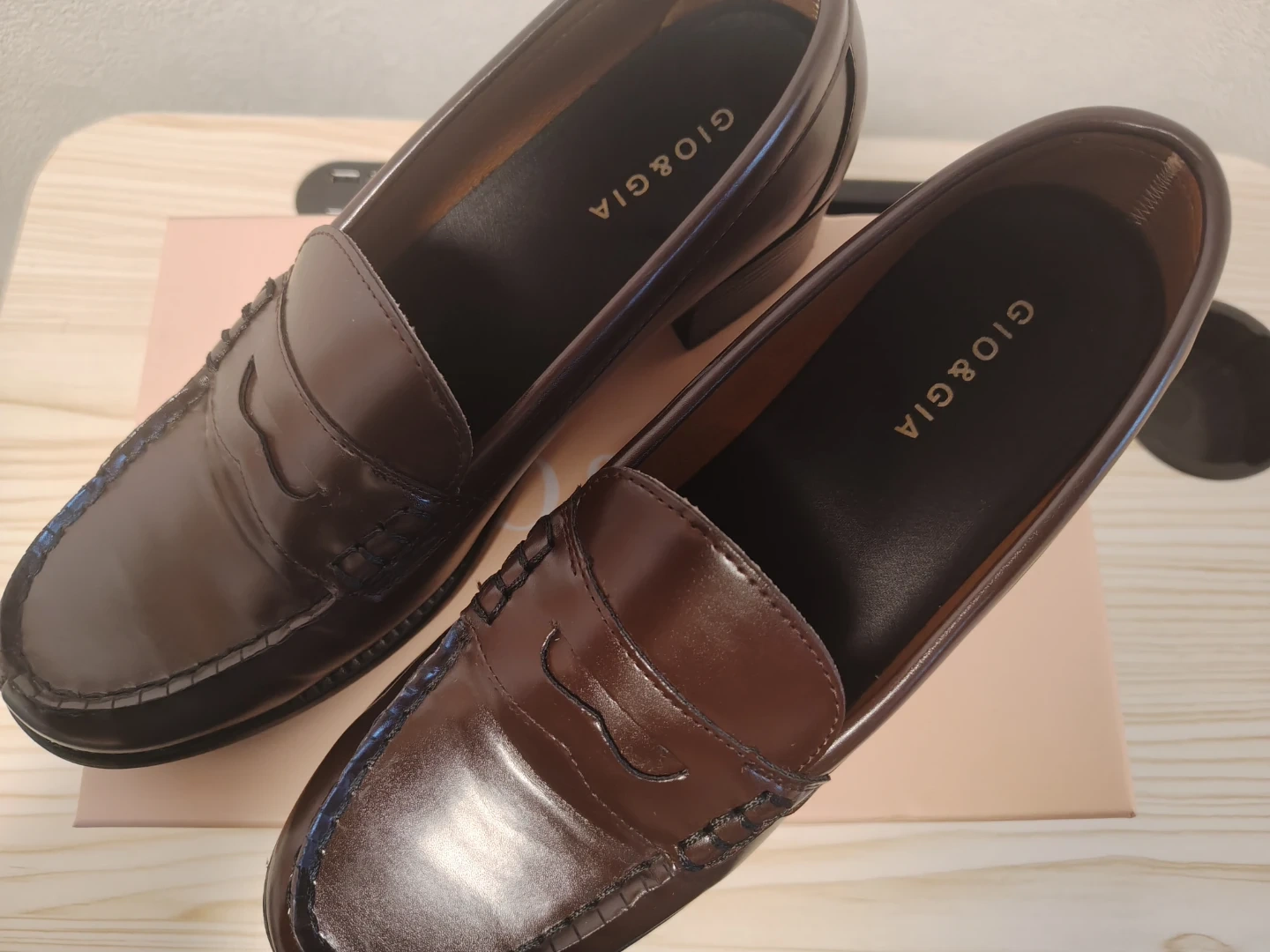 GIO&GIAローファー ダークブラウン 25.5cmの写真3枚目