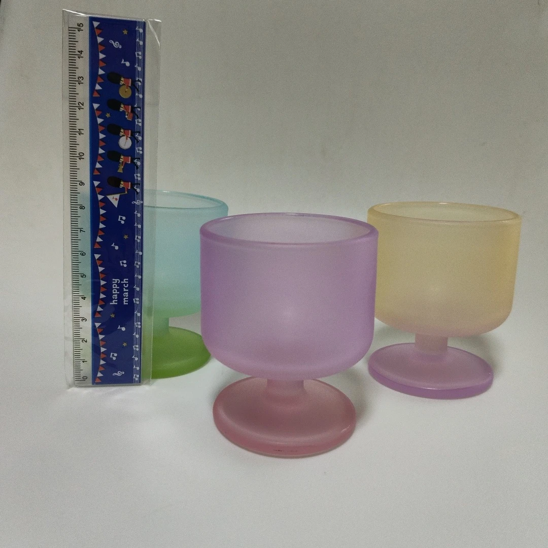 パステルカラー ミニグラス 3個セットの写真2枚目