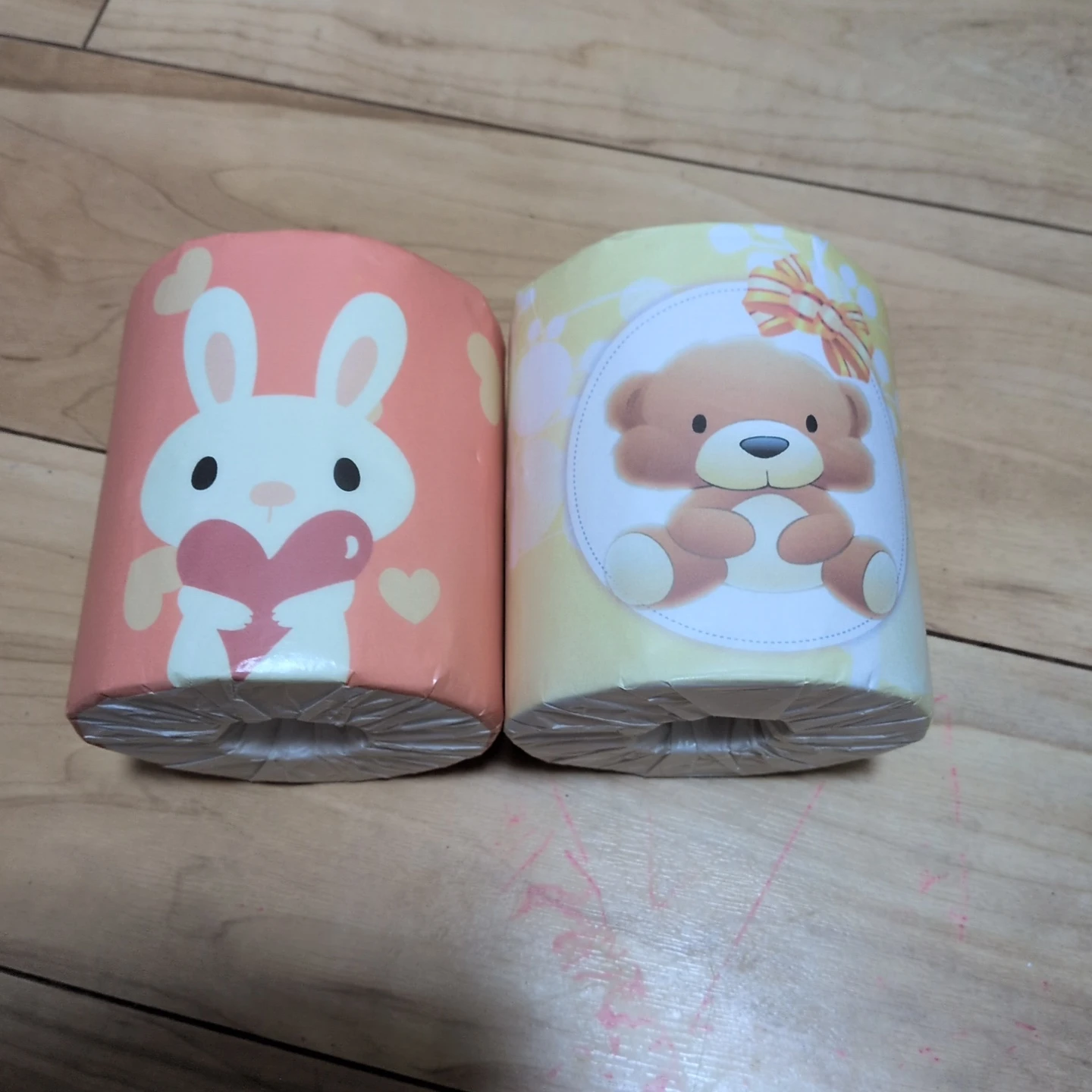かわいい動物柄 トイレットペーパー 2個セットの写真2枚目