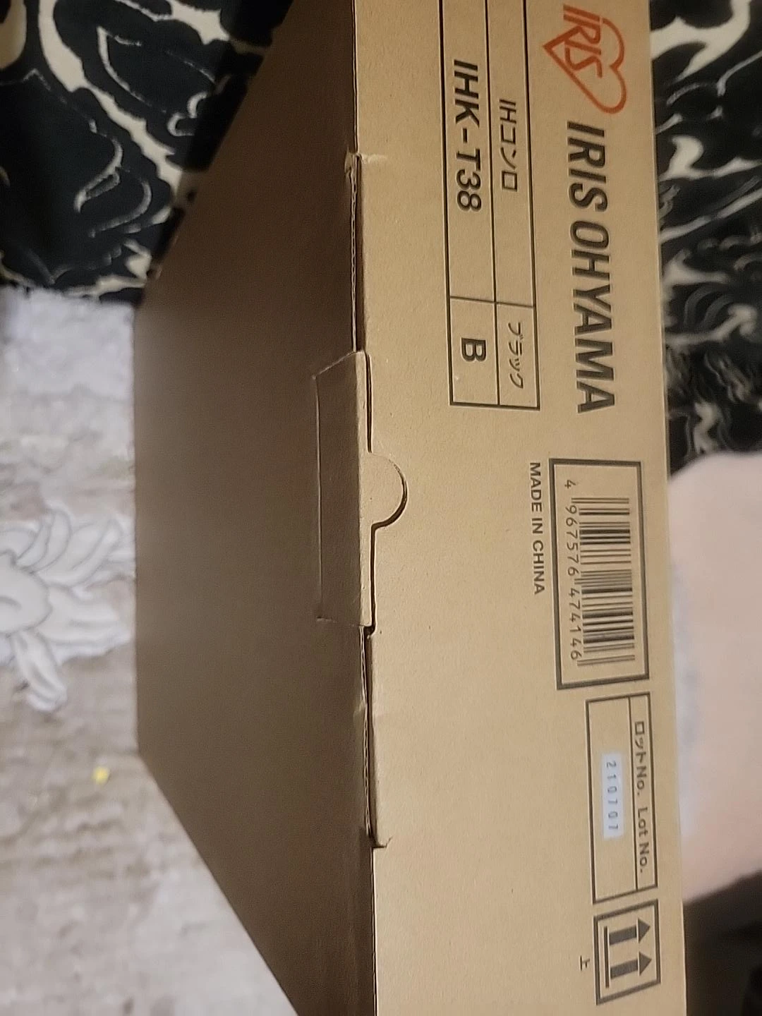 アイリスオーヤマ IHコンロ IHK-T38 ブラックの写真6枚目