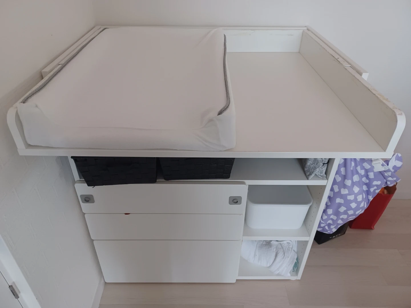 IKEA SMÅSTAD おむつ替え台兼チェスト ホワイト