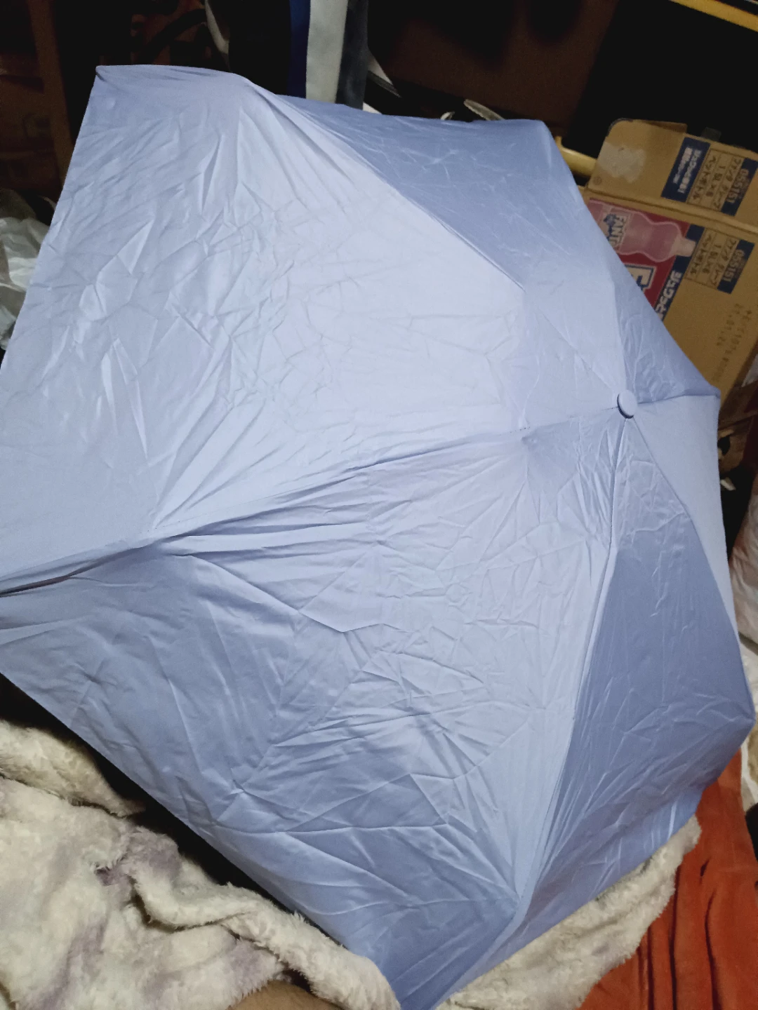 晴雨兼用 折りたたみ傘 ライトブルーの写真5枚目
