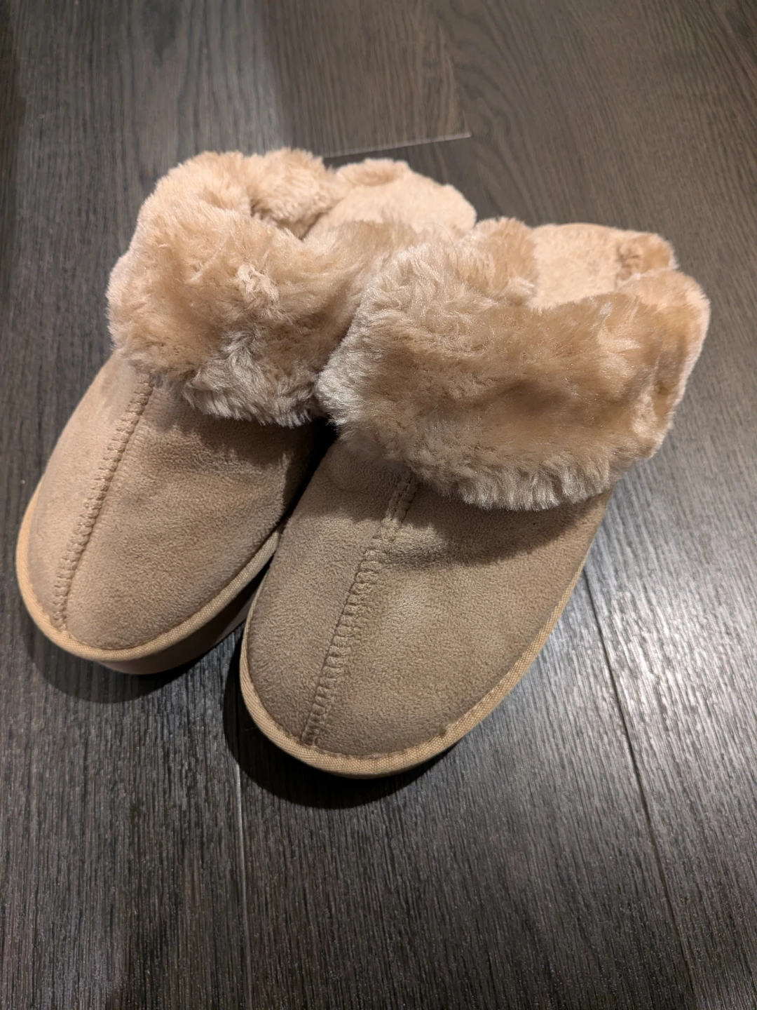ボア サンダル  ベージュ