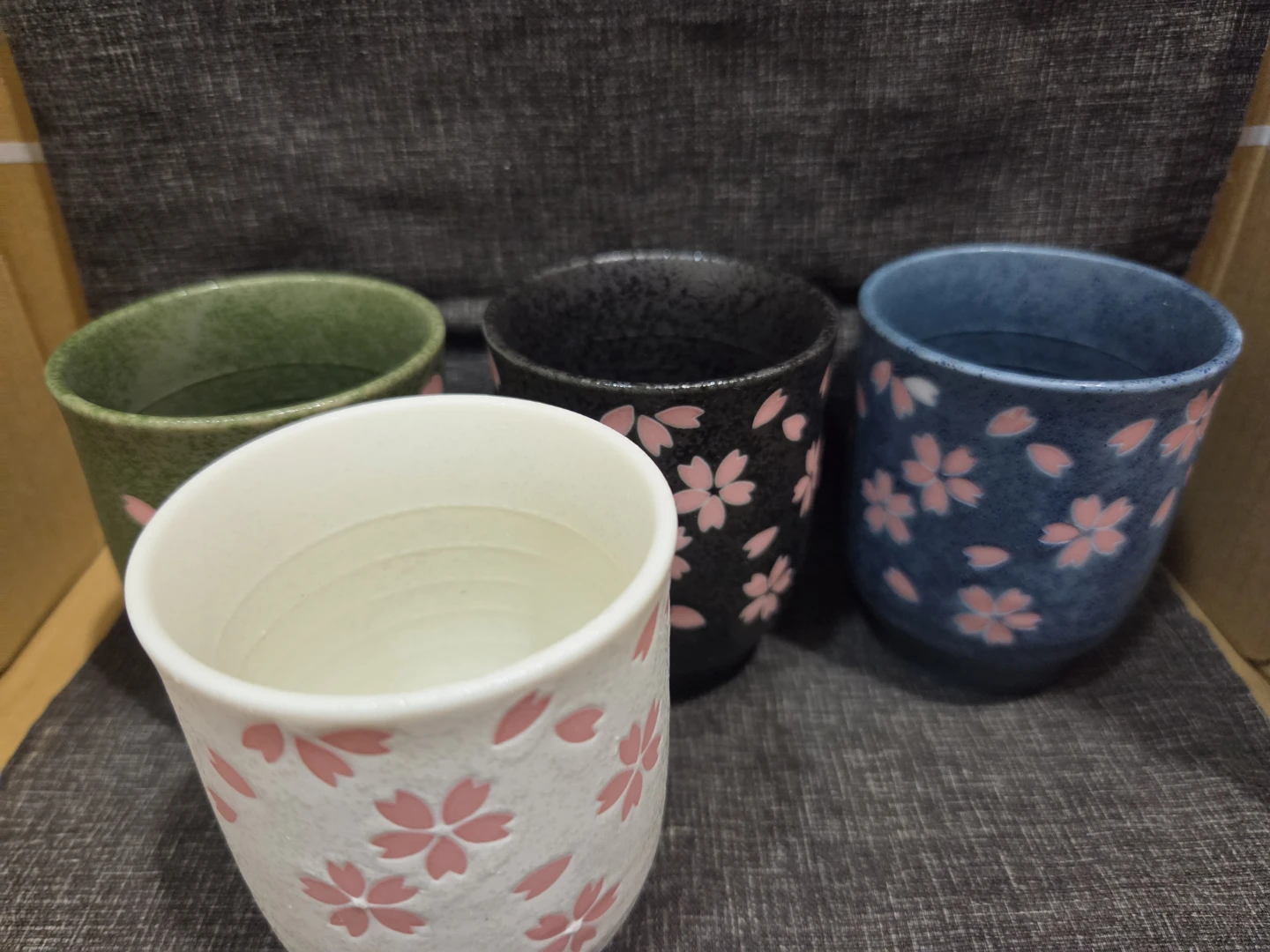 桜柄 湯呑み 4個セット
