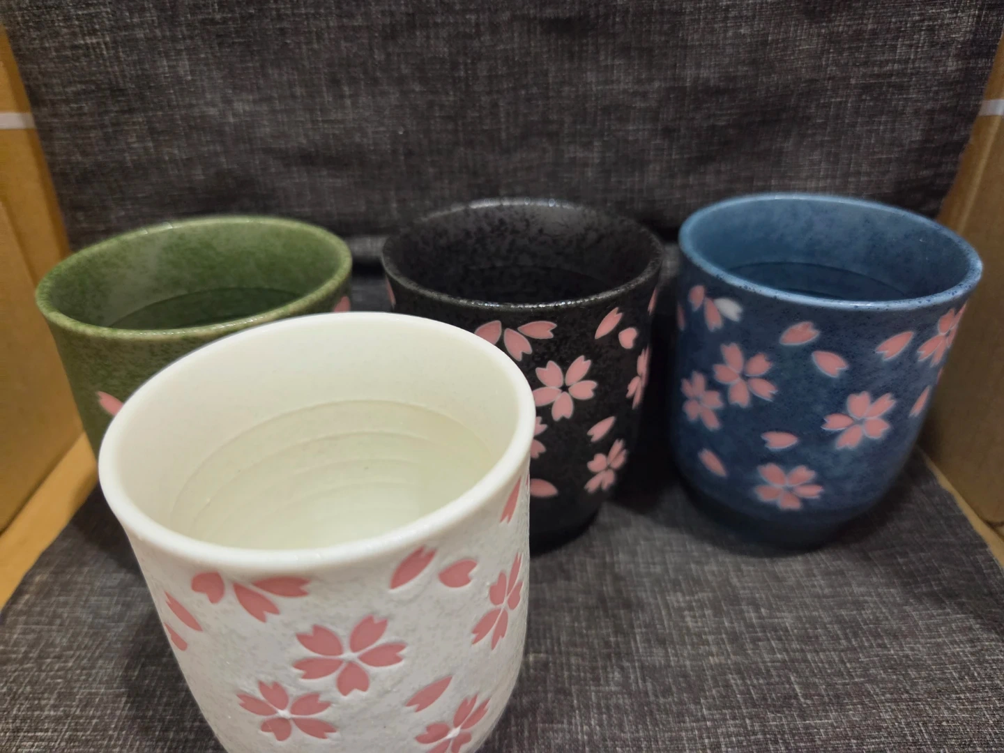 桜柄 湯呑み 4個セット