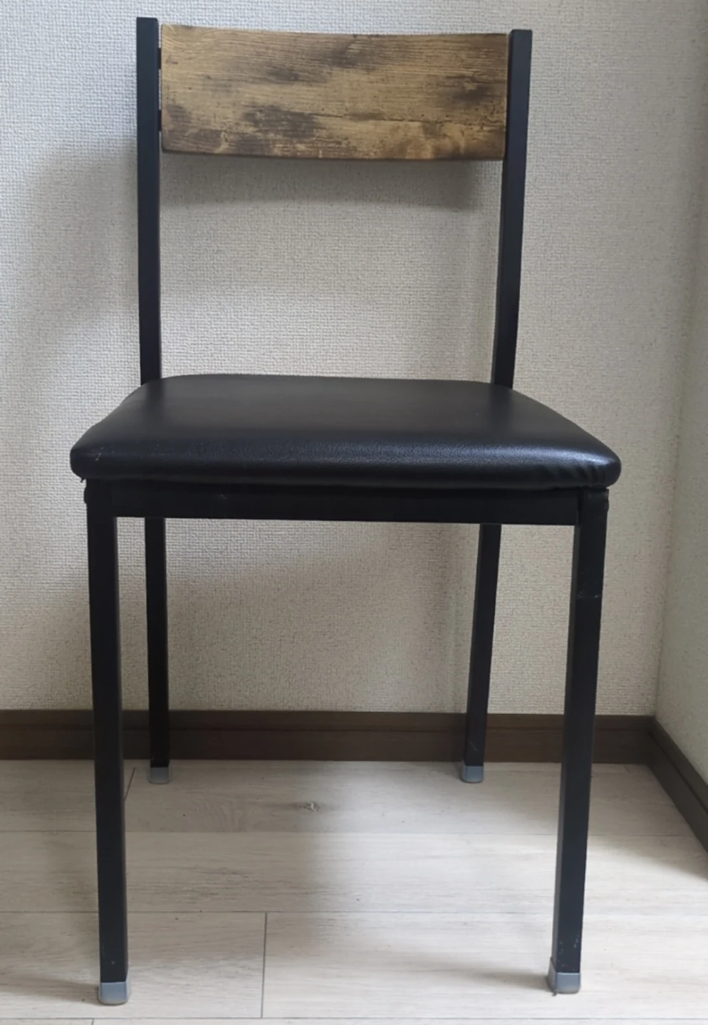 【ジャンク品・本日お渡し可能‼️ 】ダイニングチェア ブラック アイアン