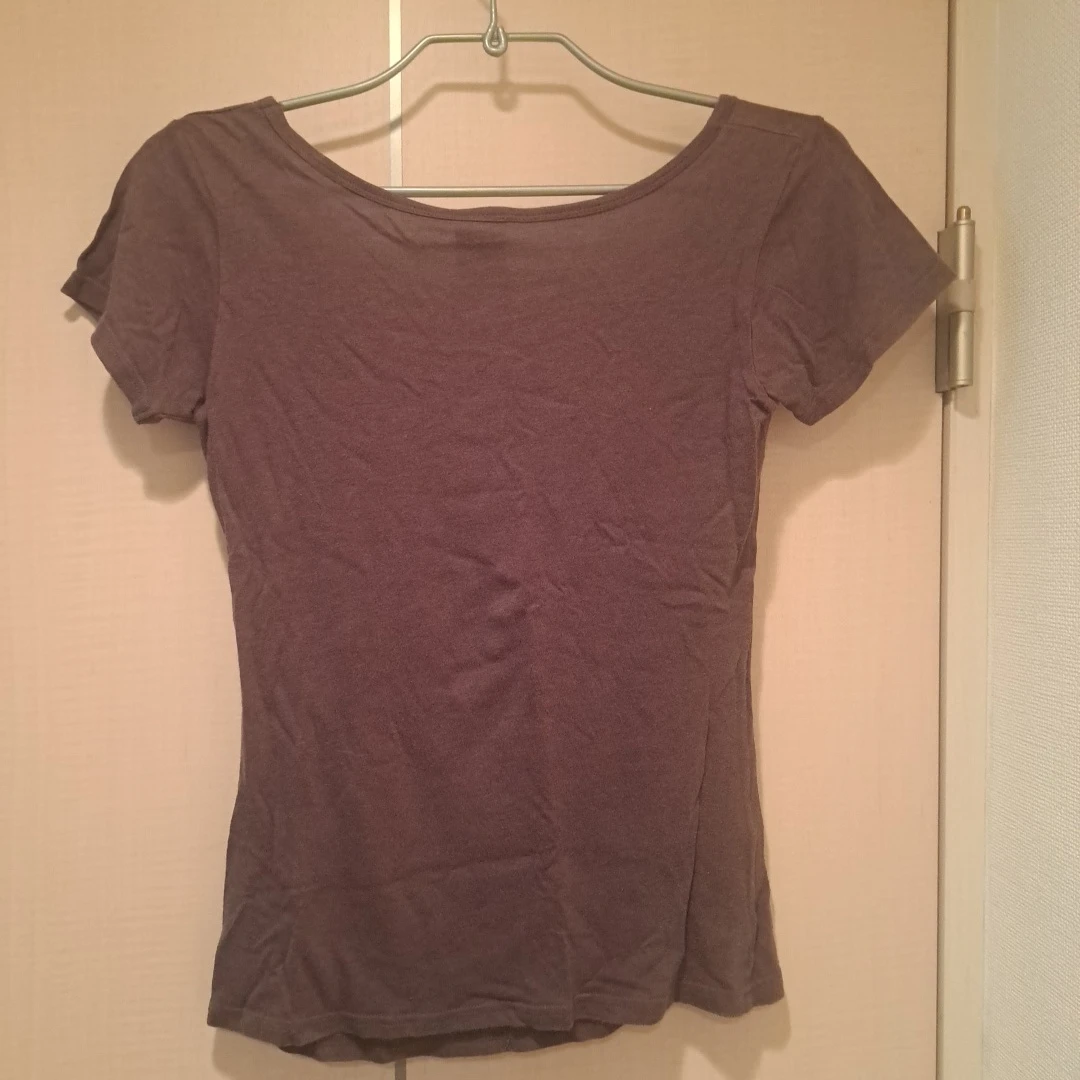 キスマーカー レディース 半袖 Tシャツ M ブラウンの写真3枚目