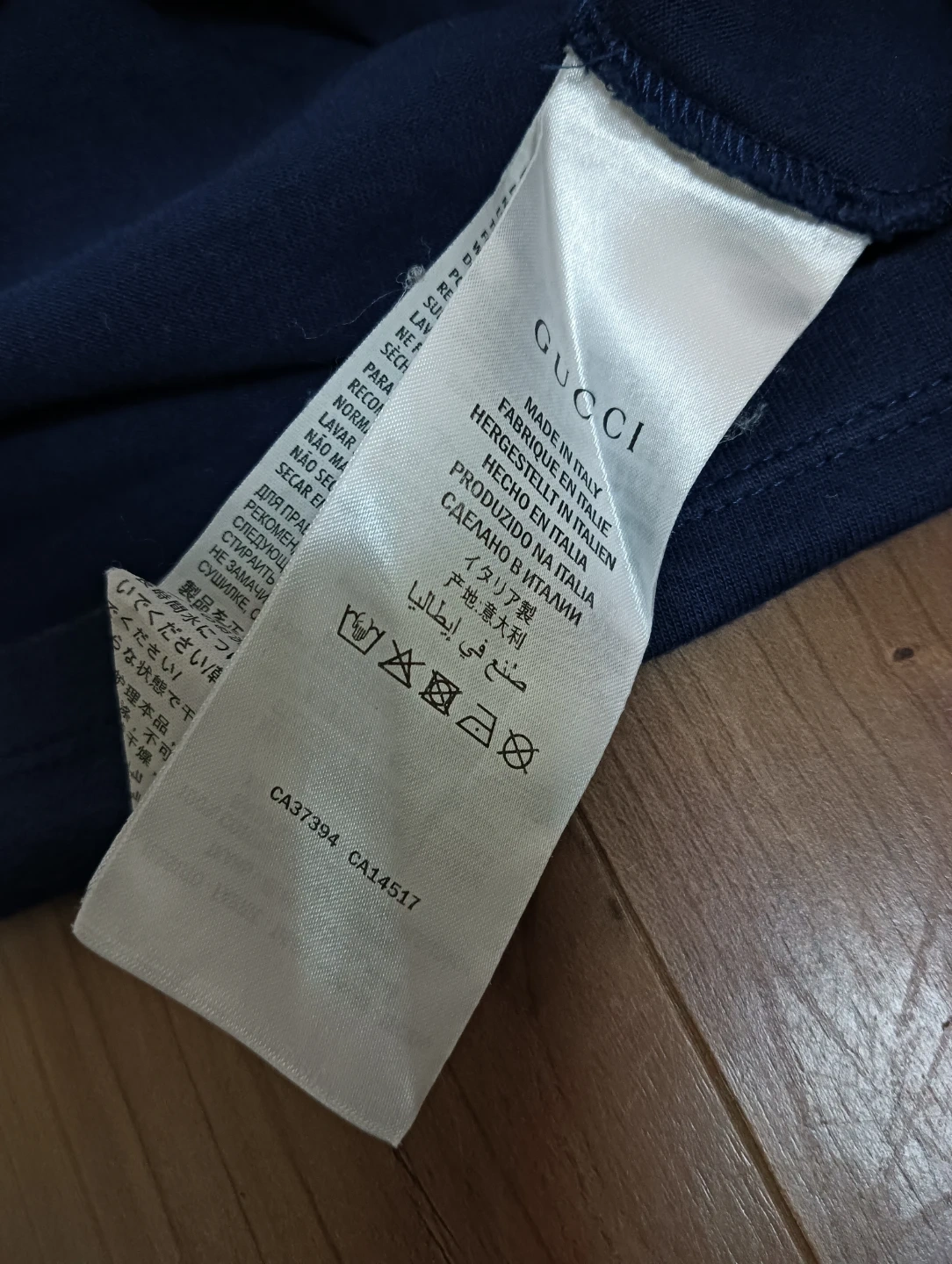 GUCCI グッチ GUCCI TENNIS 刺繍 長袖 ロング Tシャツの写真9枚目