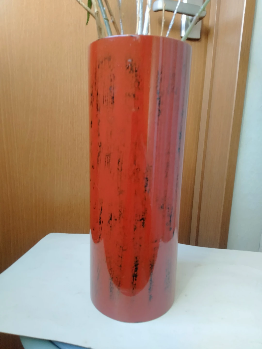 花瓶　フラワーベース　一輪挿し　使用済み　漆器　島安汎工芸製作所　創業大正5年の写真5枚目