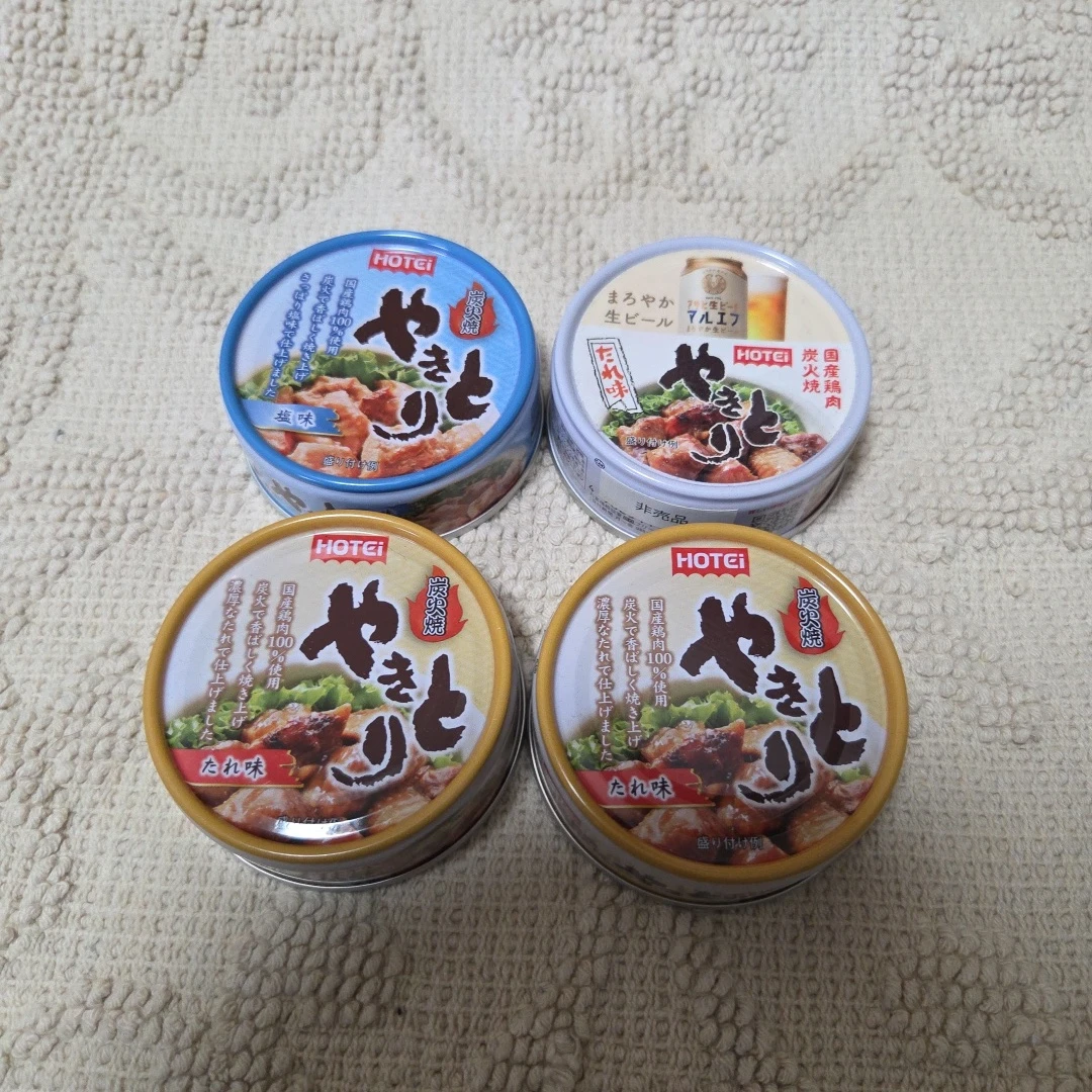 ホテイ やきとり缶 ✖️ 4缶