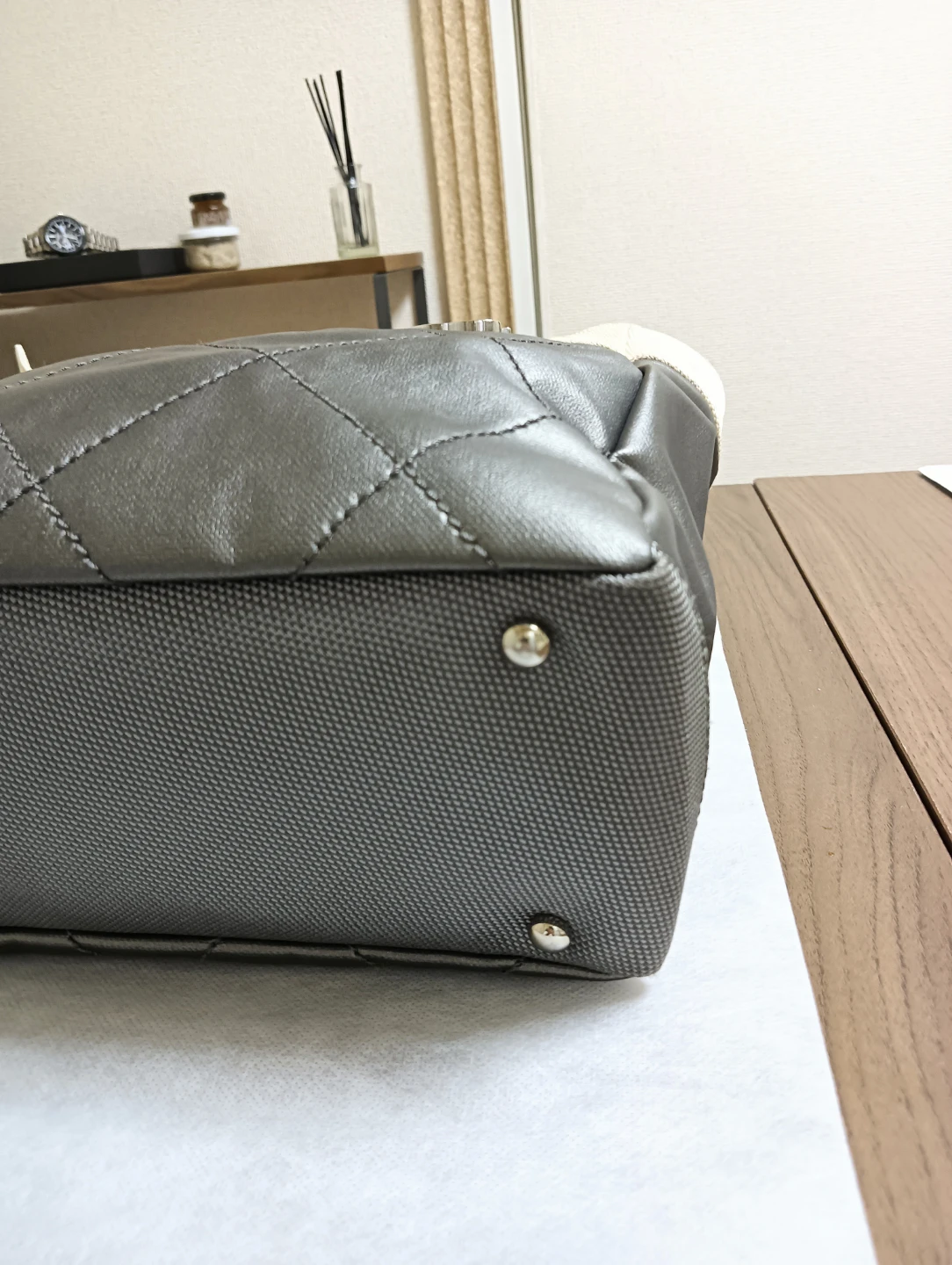 CHANEL シャネル パリビアリッツPM トートバッグ バイカラーの写真8枚目