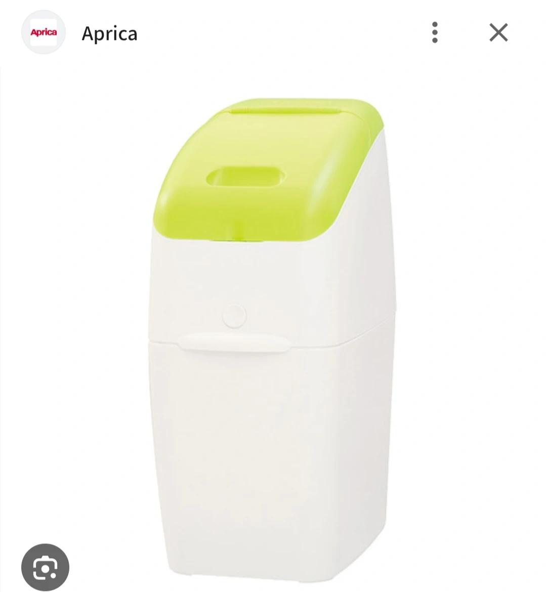 アップリカ におわなくてポイ 消臭おむつ処理ポット。カセット3×2個付き
