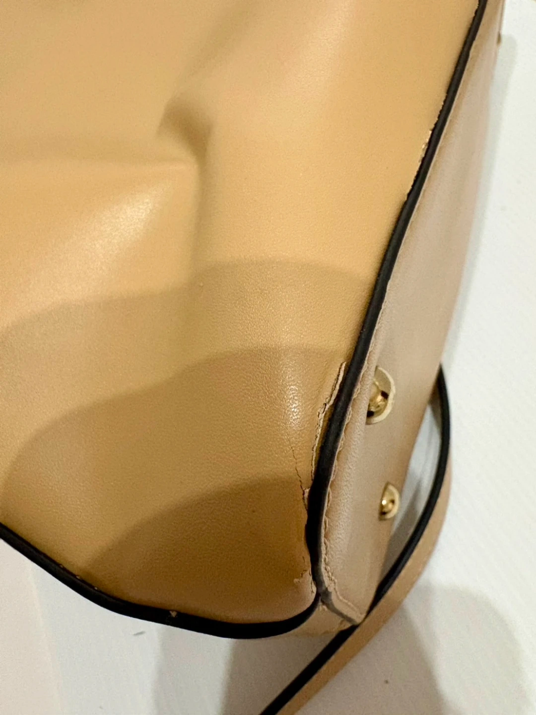アンドシュエット 2WAYバッグ ベージュ ショルダーバッグ 委託品の写真6枚目