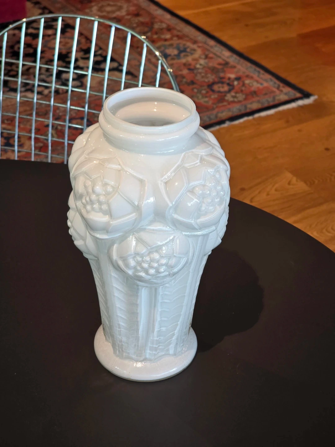 Murano Antique Vase ミルクガラス 花瓶 アンティーク