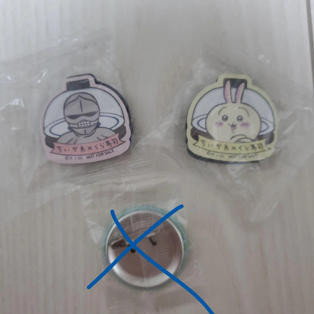 【新品未使用】ちいかわ くら寿司 コラボ マグネット 2個セットの写真2枚目