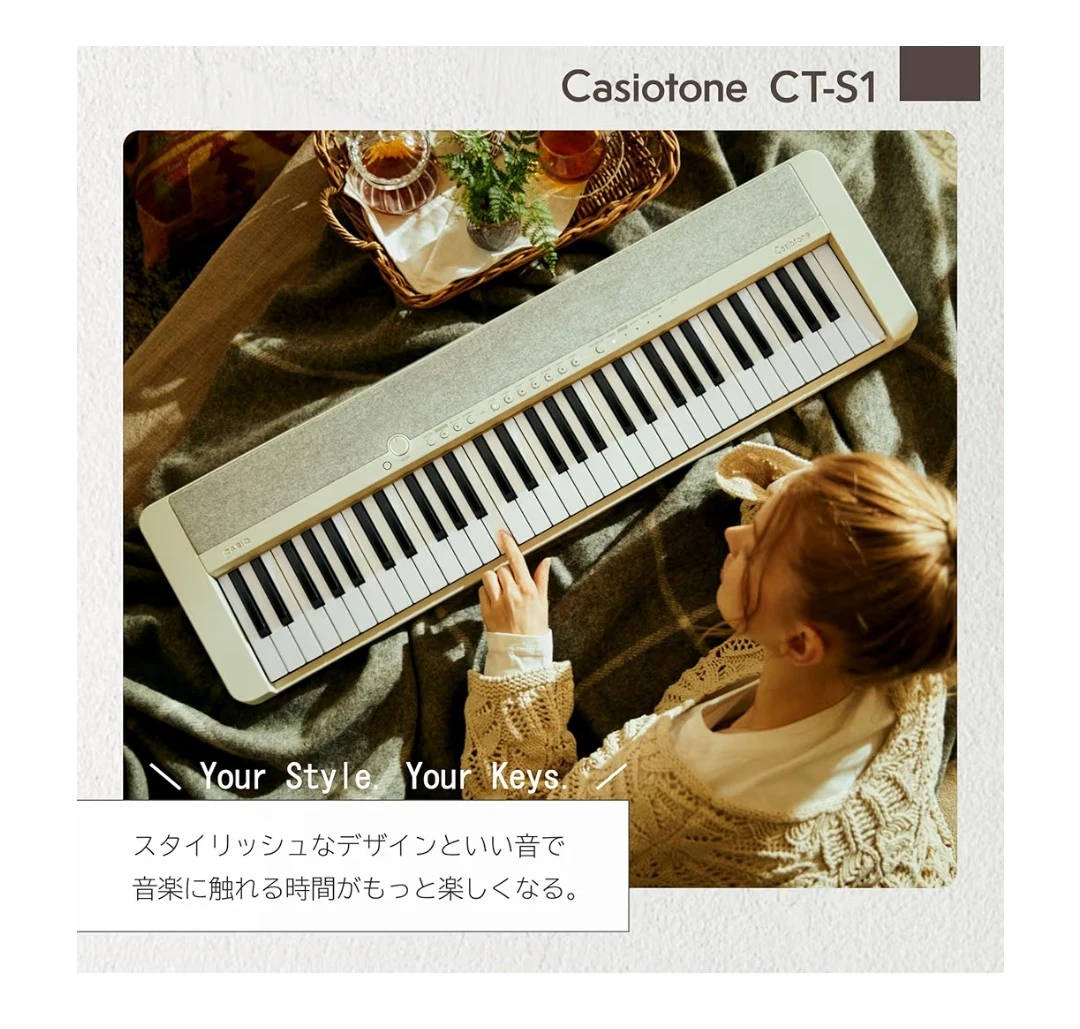 ✨全15点10万円相当セット✨カシオ 電子キーボード CT-S1 電子ピアノの写真2枚目