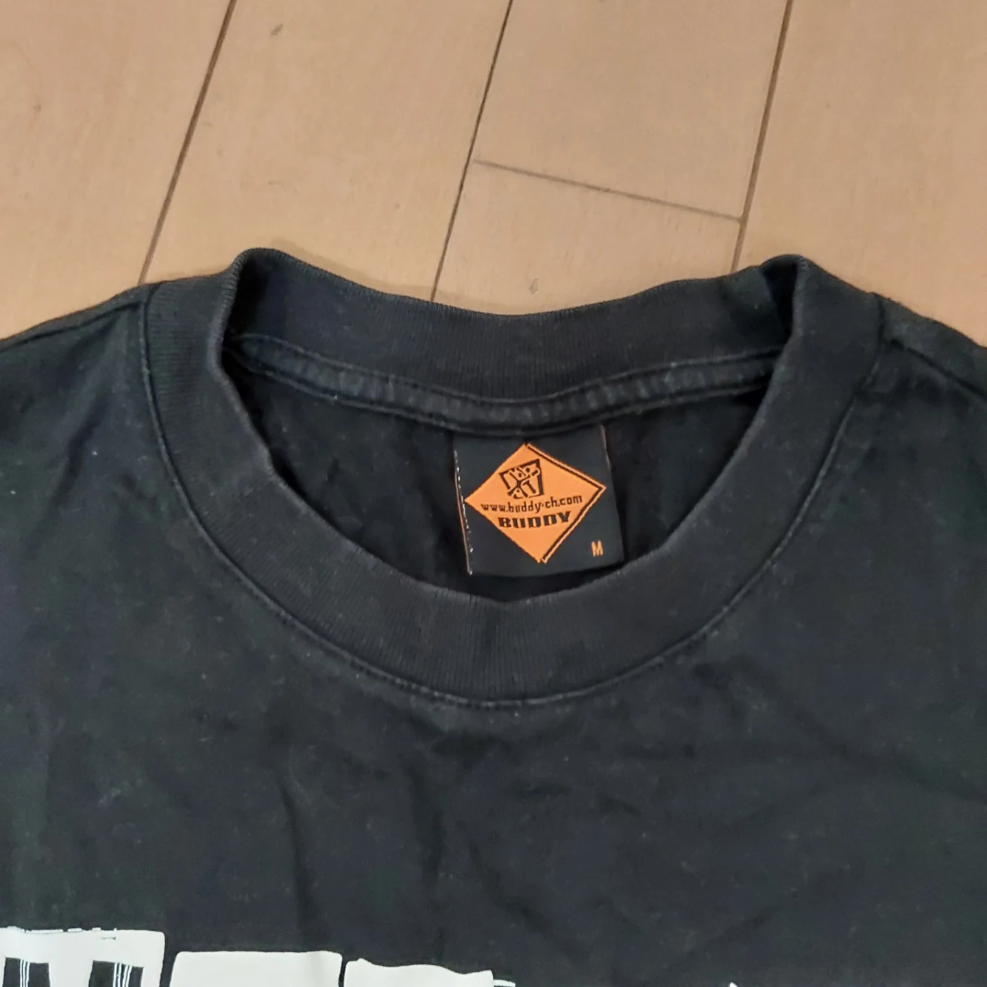 バディ プリントTシャツ 黒 Mサイズ