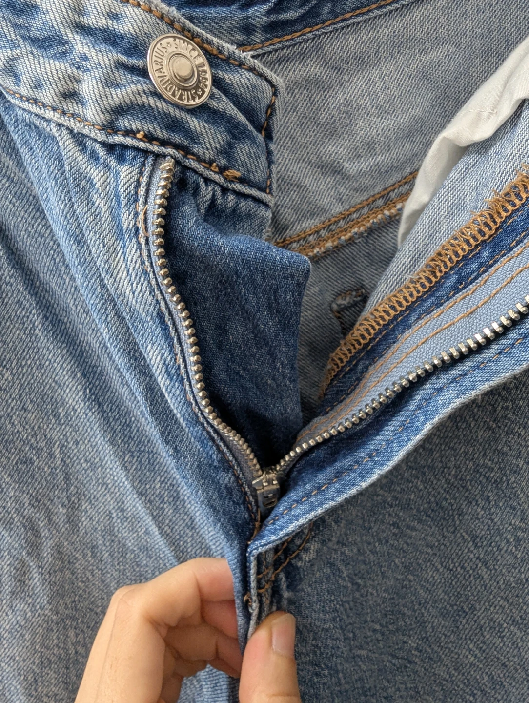 ストラディバリウス ハーフデニムパンツの写真4枚目