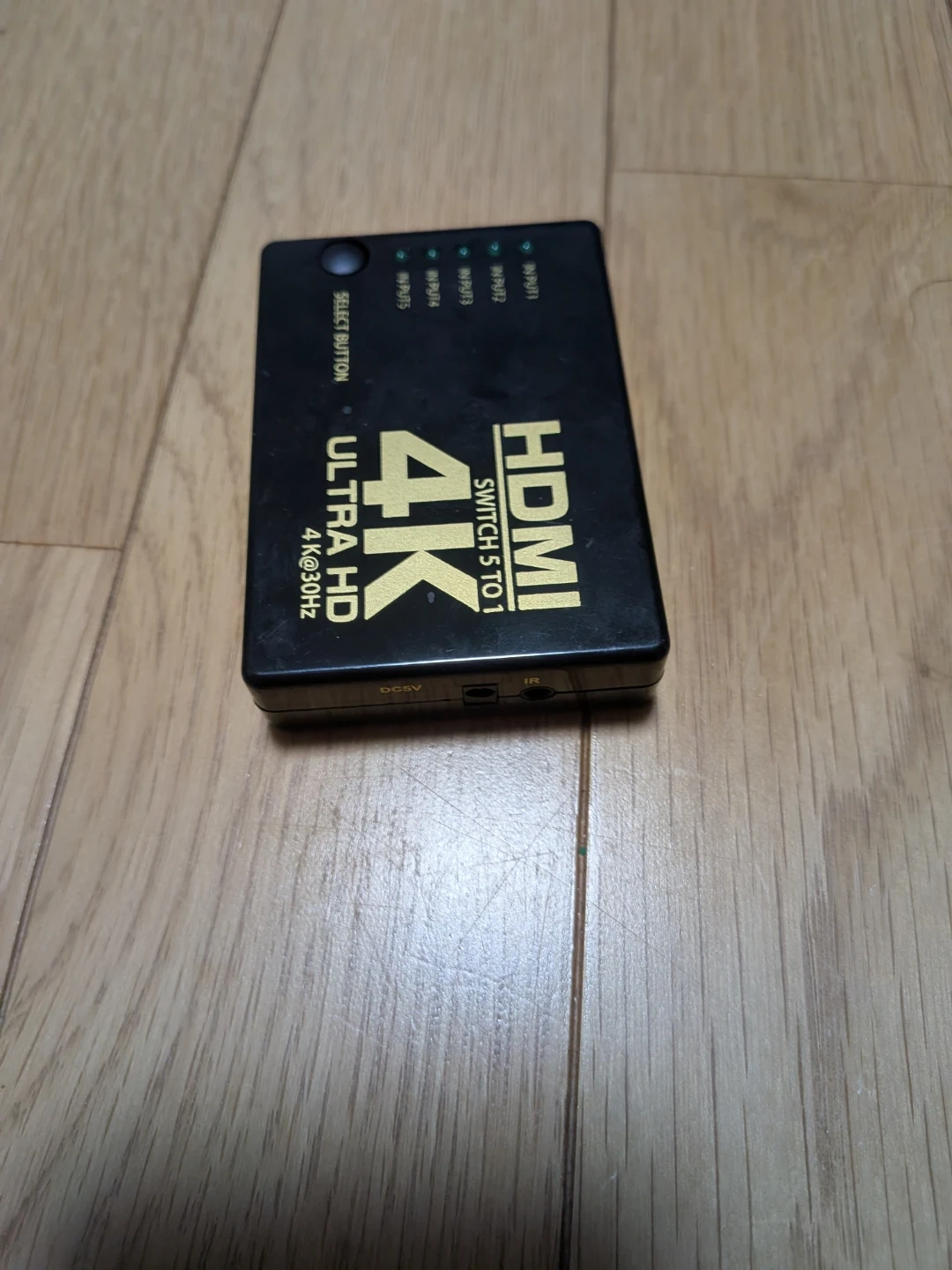 HIDISC HDMI切替器 5入力1出力 4K対応 リモコン付の写真5枚目