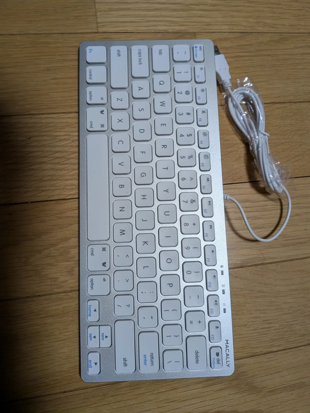 【未使用】Macally SLIMKEYCA 有線キーボード US配列 コンパクト