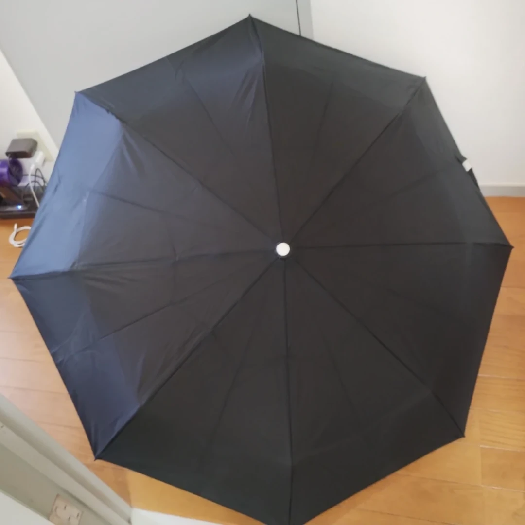 ウォーターフロント 晴雨兼用折りたたみ傘 ブラック