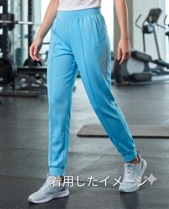 ミズノ スーパー スター ジャージパンツ 水色の写真6枚目