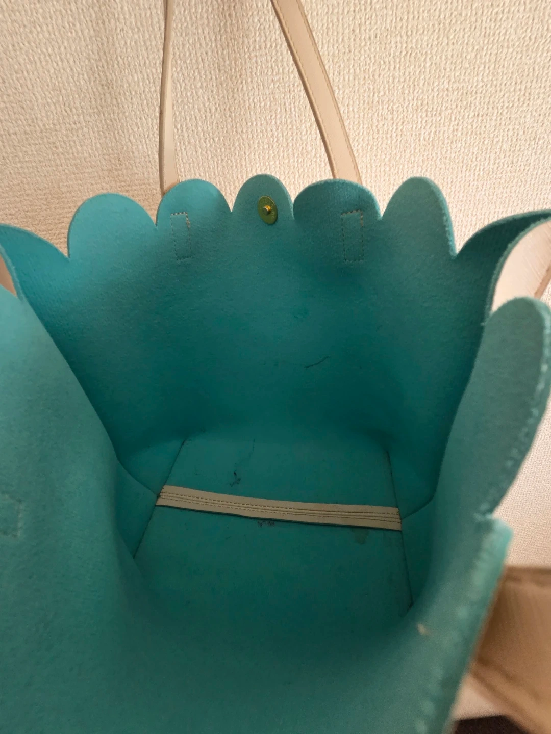 カラーズバイジェニファースカイ トートバッグ スカラップの写真9枚目