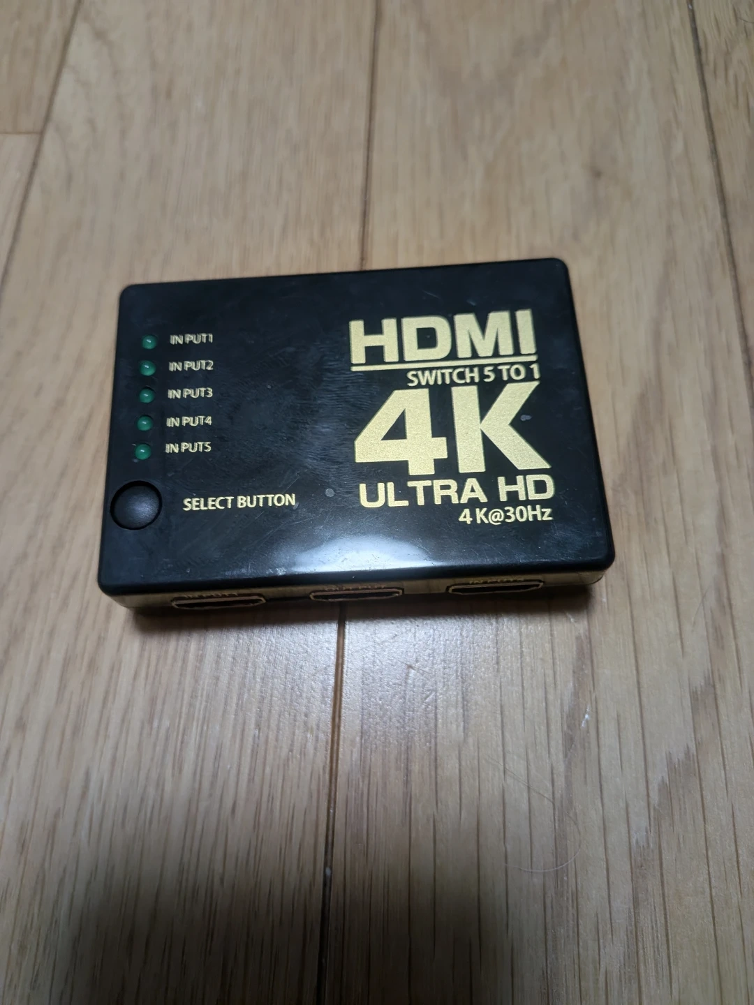 HIDISC HDMI切替器 5入力1出力 4K対応 リモコン付の写真2枚目
