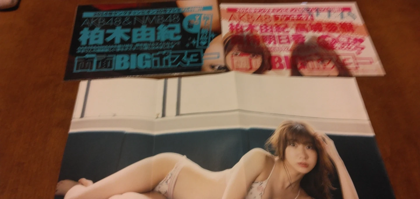 AKB48 AKB新聞 創刊6周年記念クリアファイル&柏木由紀 グッズセットの写真4枚目