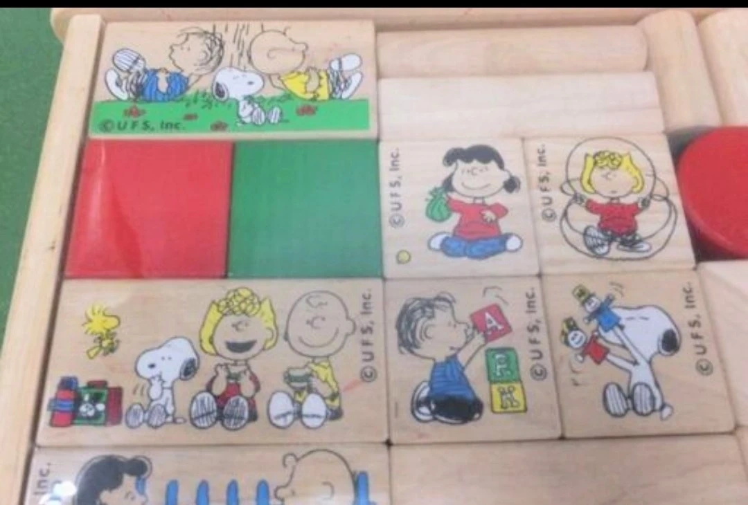 スヌーピー 木製積み木の写真3枚目