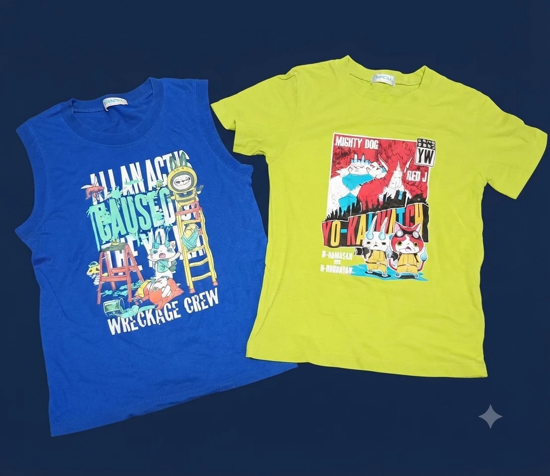 妖怪ウォッチ Tシャツとタンクトップのセット 130cm