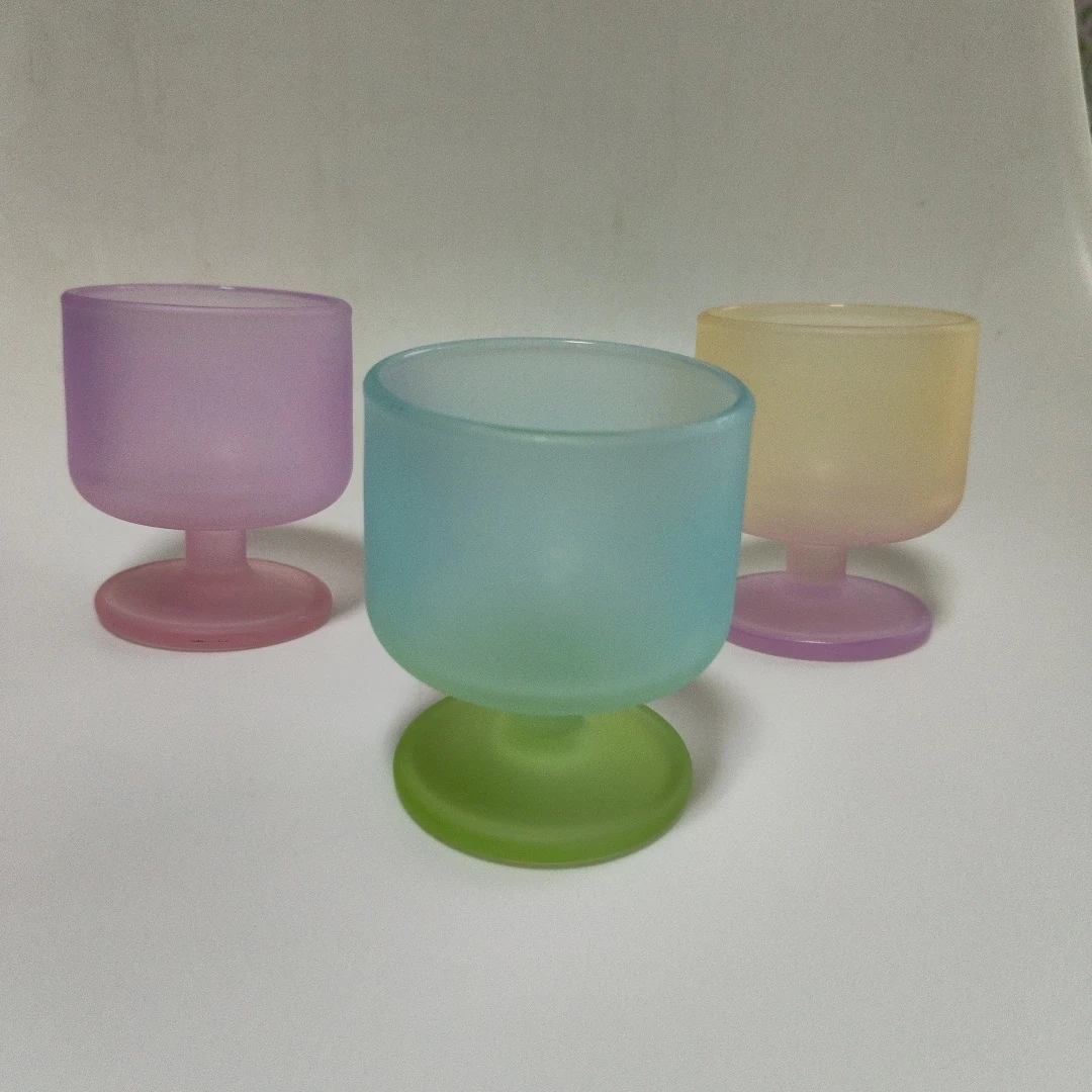 パステルカラー ミニグラス 3個セット