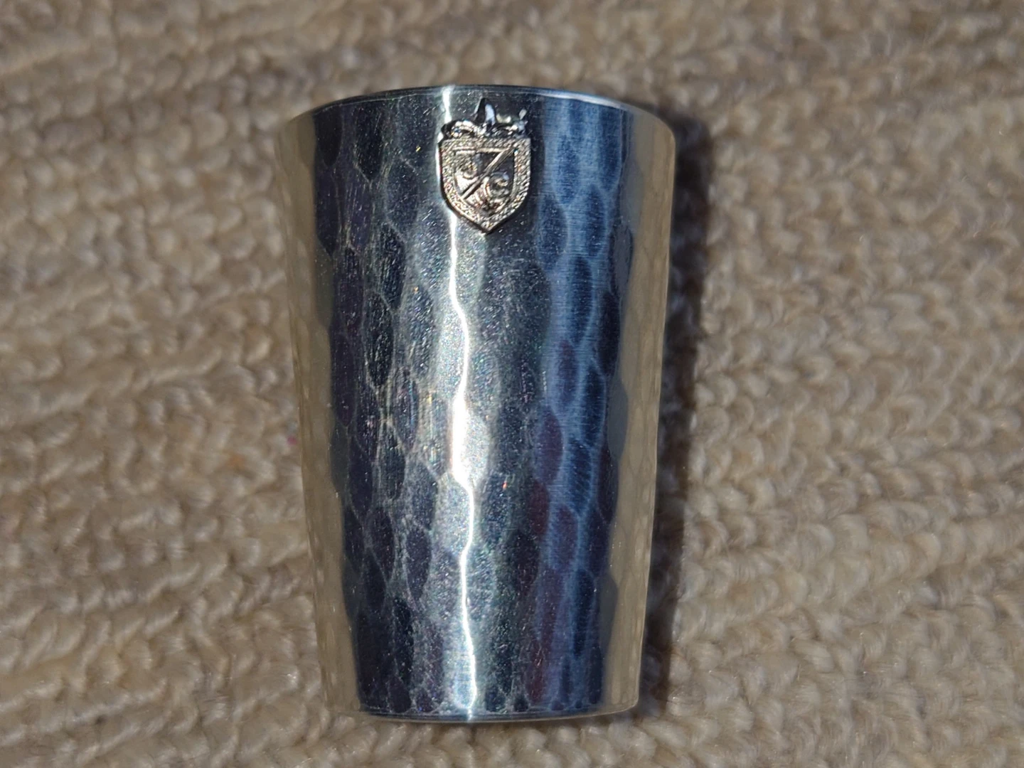 PEWTER SK JAPAN 鎚目カップ