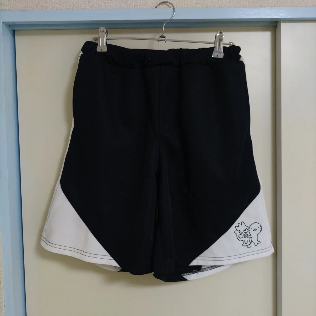 バッドばつ丸 ハーフパンツ ブラック M